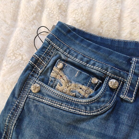 NWT Rebel & Soul sz 9 straight leg jeans - Picture 2 of 11